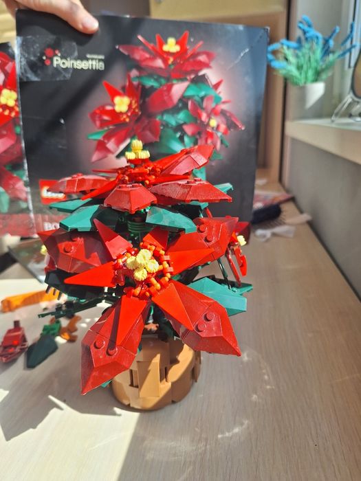 LEGO 10370 Botanicals Пуансетія конструктор квітка