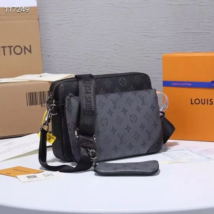 Чоловіча сумка ЛВ Луї Вітон Louis Vuitton шкіряна