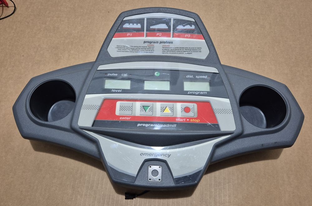 Panel sterowania do bieżni elektrycznej  z bezpiecznikiem