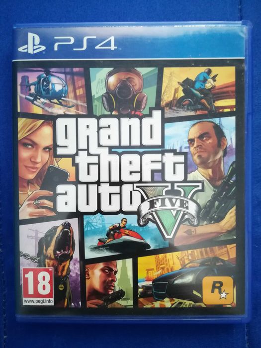 PACK de JOGOS Ps4 - Grand Theft Auto V - Gran Turismo Sport e Fifa 18!