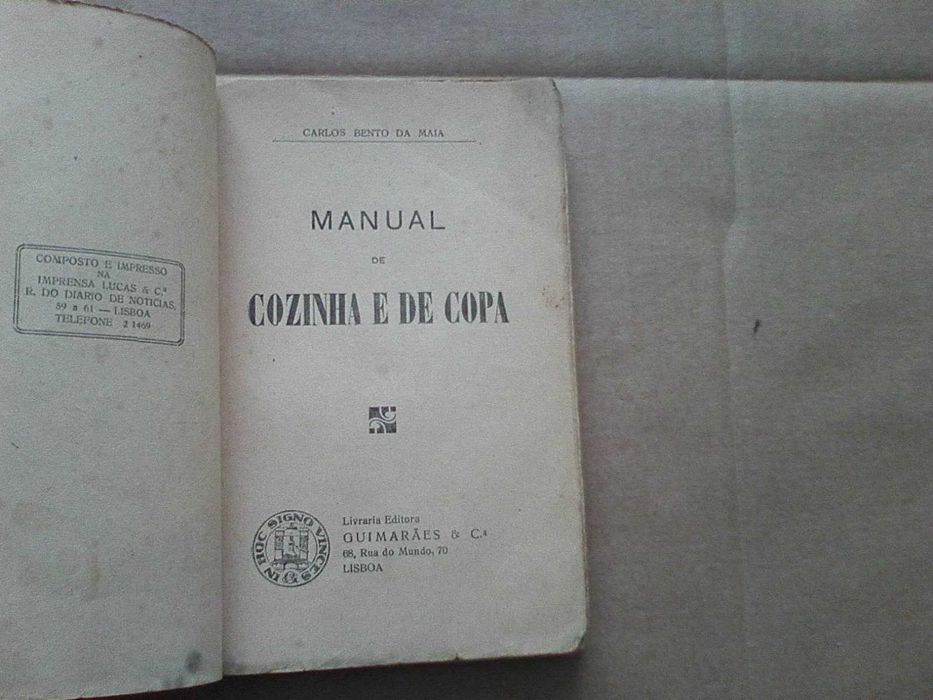 Manual de Cozinha e de Copa