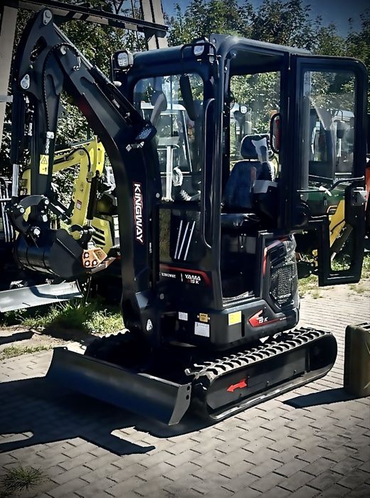 NOWA koparka 1,5T Diesel 25 KM 3 CYLINDRY Dwusekcyjna pompa Ramię skr