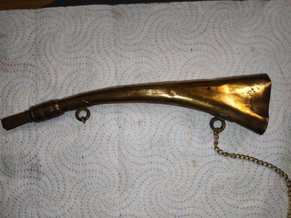 Trąbka sygnałowa mosiężna Francja