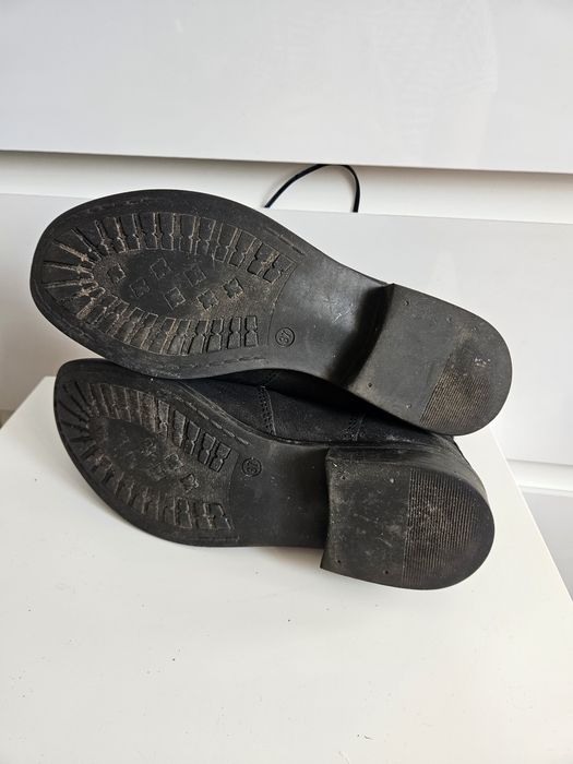 Buty botki muszkieterki czarne Lasocki 37