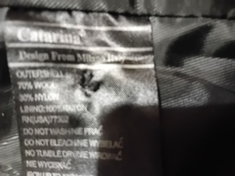 Welniany plaszcz damski