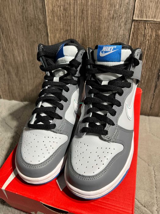 buty damskie skórzane sneakersy nike dunk high 38,5