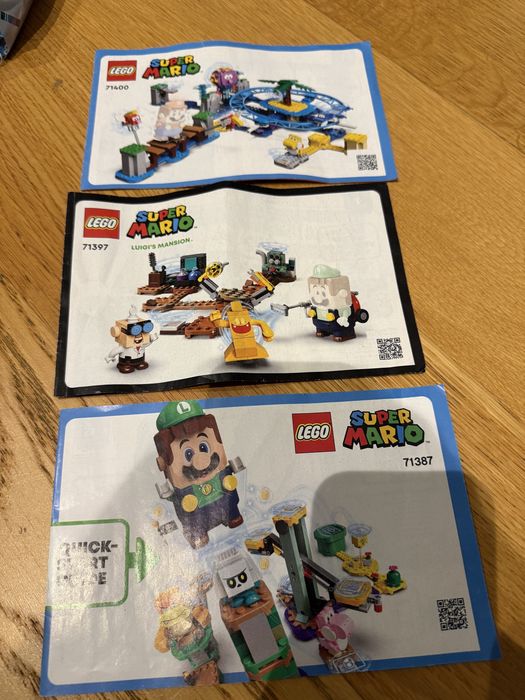 LEGO Super Mario 71387 (zestaw startowy) + 71397 + 71400