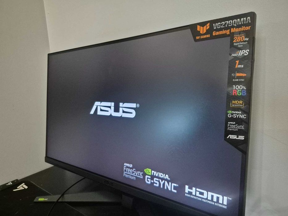 Monitor ASUS TUF Gaming VG279QM1A 27" 1920x1080px IPS 280Hz 1 ms [GTG]