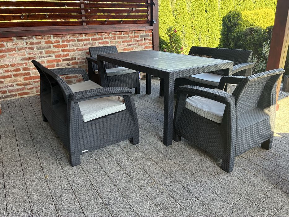Zestaw ogrodowy 6 miejsc technoratan marka Allibert