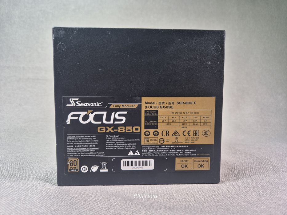 Seasonic Focus 850 Gold (SSR-850FX) 80Plus 850Вт