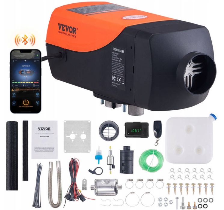 АВТОНОМНИЙ ОБІГРІВАЧ! Опалювач Вебасто! 12/24/220 В Обогреватель пушка