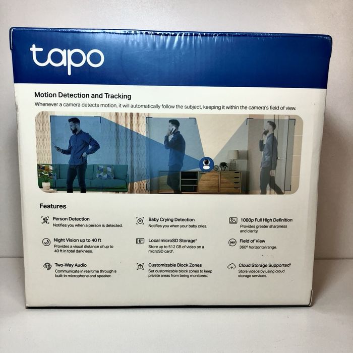 Камера відеоспостереження Внутрішня IP-камера Wi-Fi TP-Link Tapo C200