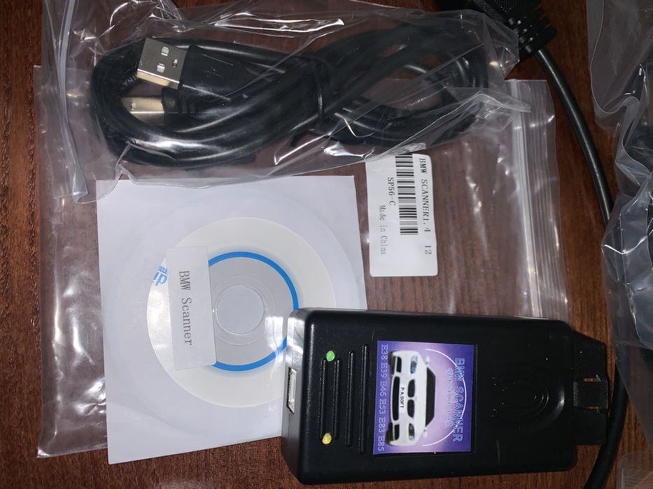 Диагностичний кабель OBD2 BMW inpa K + D-CAN Interface, ENET,  vLinker