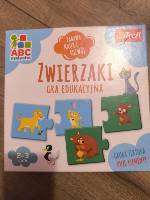 Zwierzaki gra edukacyjna. Stan idealny