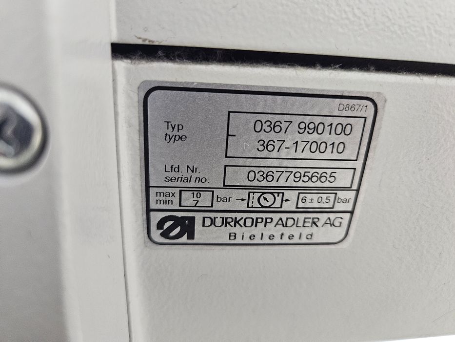 Maszyna do szycia przemysłowa Dürkopp Adler 367