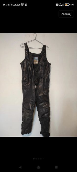 Kombinezon motocyklowy skórzany Cockpit