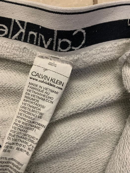 Calvin Klein bawełna spodnie sportowe dresowe, joggery XS/S super stan