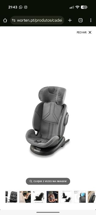 Cadeira Auto Kinderkraft Xpedition3 NOVA na Caixa