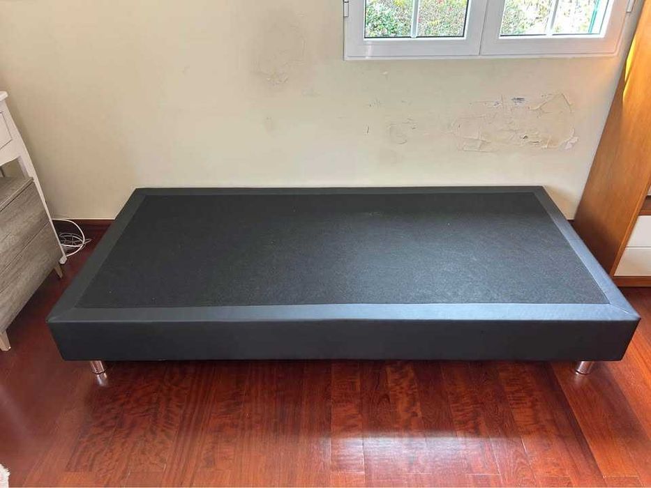 Cama de Solteiro (Colchão + Estrado)