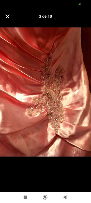 vestido de cerimónia tamanho unico