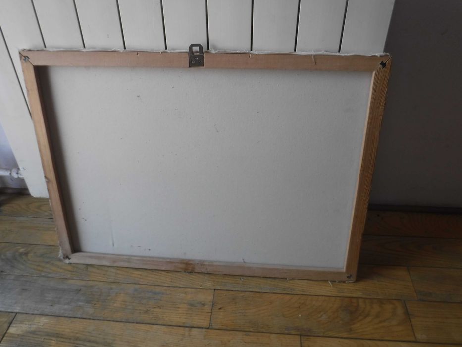 Piękny sygnowany obraz olejny na płótnie Jesień 70 x 49,5 cm ZOBACZ