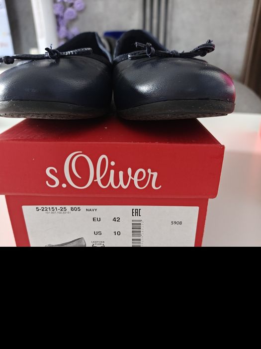 Baleriny s.Oliver rozm.42 granatowe