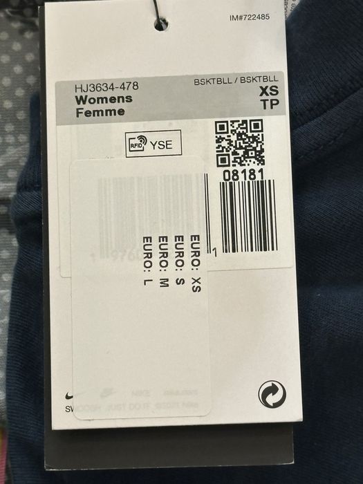 Жіноча футболка Nike NK SS Tee Oc Bb Sp25 (HJ3634-478)