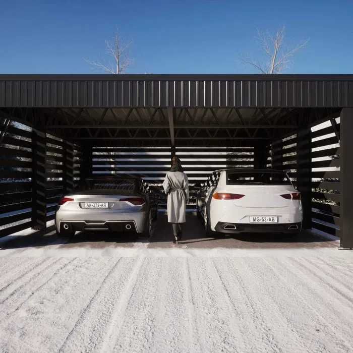 Wiata samochodowa, carport, garaż, schowek, lekka konstrukcja