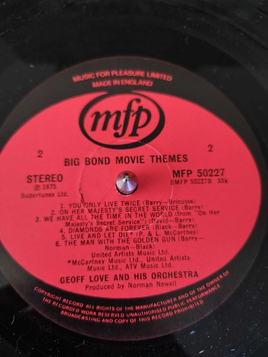 Geoff Love & His Orchestra – Big Bond Movie Themes