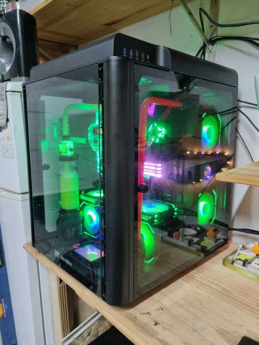 WORKSTATION FLASH – Dual Loop Custom | RTX 3090 24GB VRAM + 128GB RAM DDR4