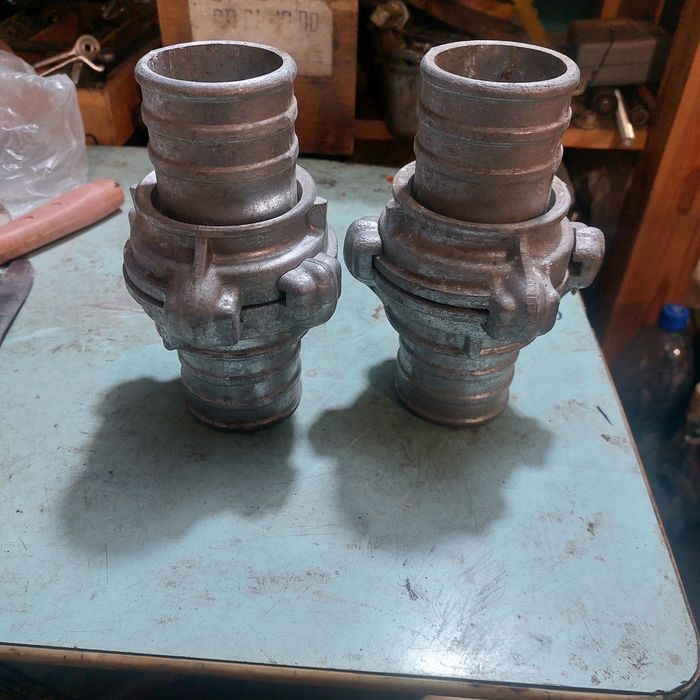 Продам раритет СССР алюминиевая соединительная муфта для пожарного рук