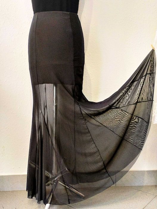 Читай опис! Гіпюрова біла чорна спідниця довга мереживна прозора,штани