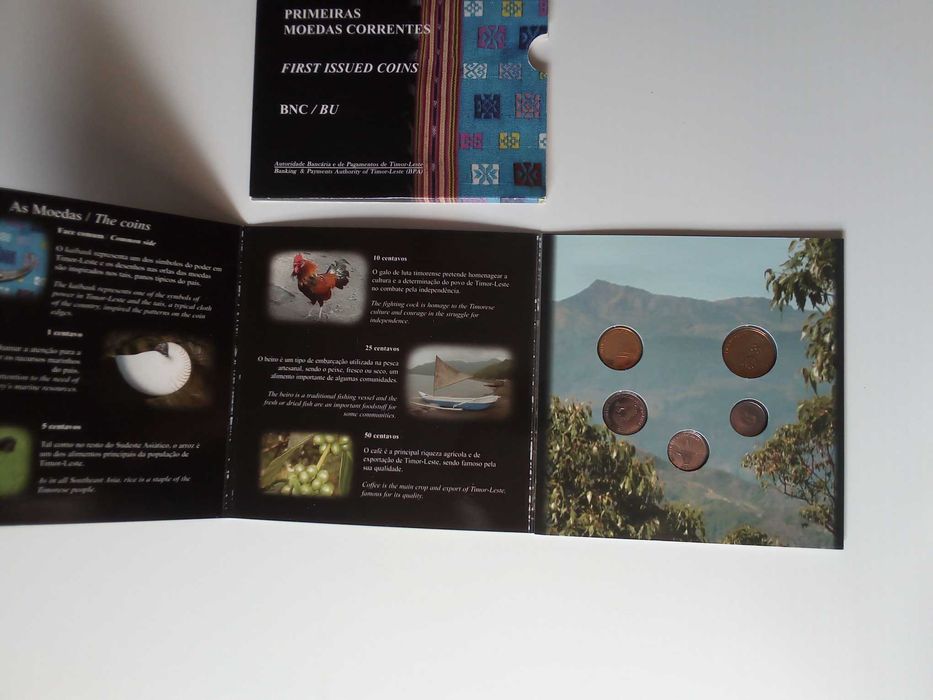 Colecção de Primeiras Moedas Correntes de Timor - Leste, 2003