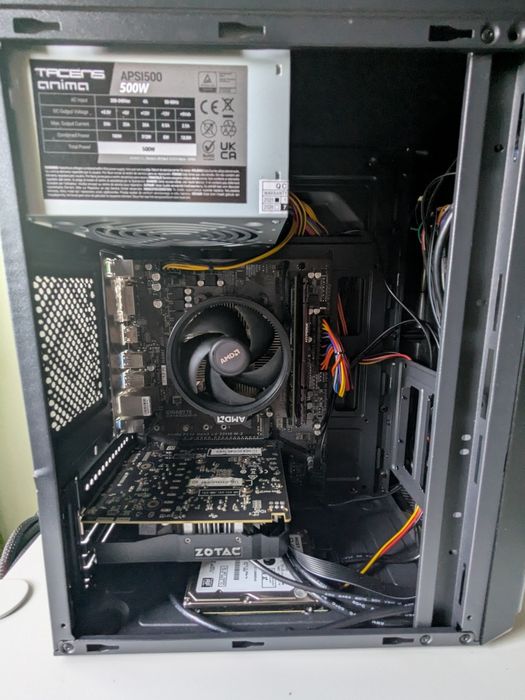 PC Gaming Ryzen 5 + GTX 1050 Ti | 16GB RAM | SSD 360Gb + 1Tb novo garantia