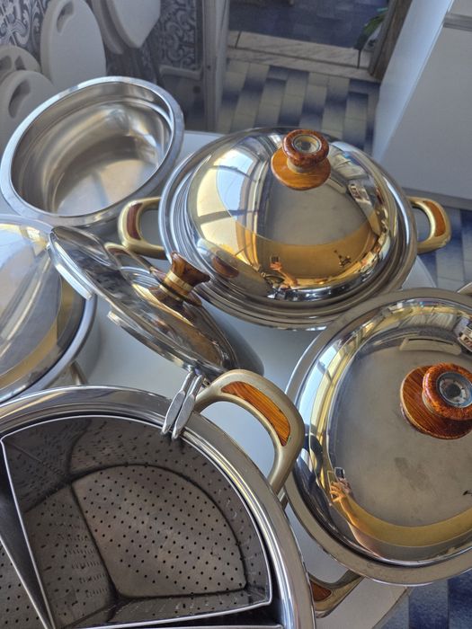 Trem de cozinha Royal Cook aço inoxidável