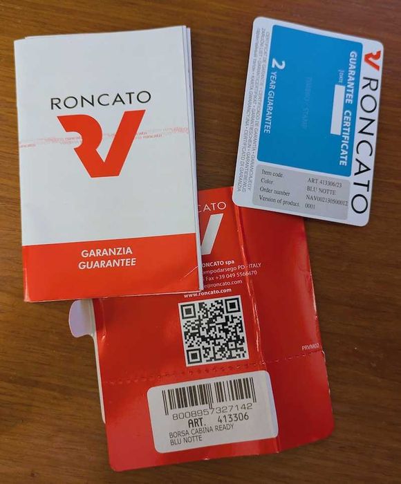 Mala de Cabine Roncato azul escuro