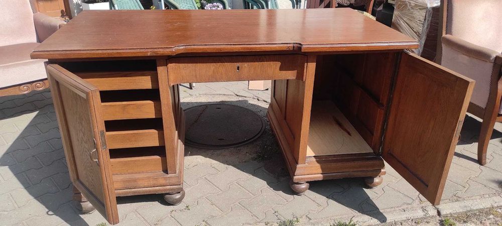 Bardzo ładne stare biurko dębowe antyk stare biurko !!