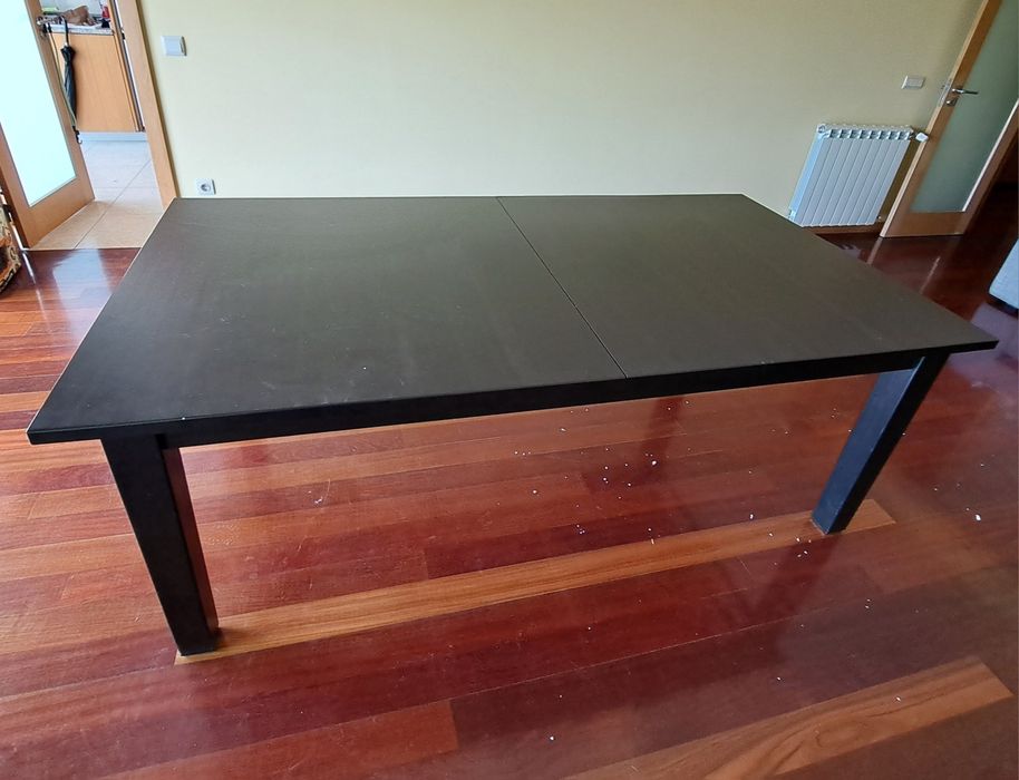Mesa Sala Jantar - Extensível ( até 8 pessoas) Preta