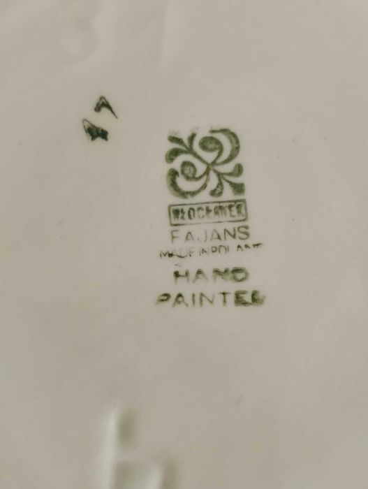 Fajans Włocławek wazon relikt PRL V Rajd ZMS 1972 rok