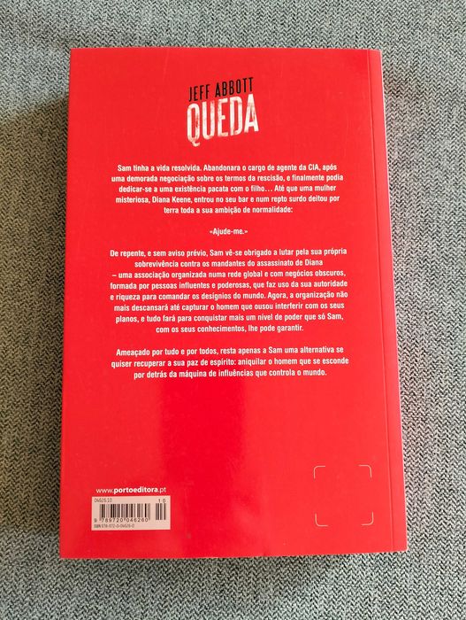 livro "Queda" Jeff Abbott