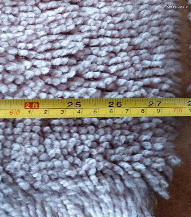 Conjunto 3 Tapetes Sala Quarto Casa Cor de Rosa