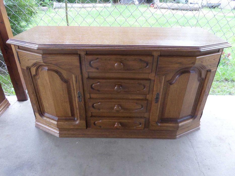 zestaw mebli FLANDERN  narożna witryna i komoda stan bdb DOWÓZ WYSYŁKA