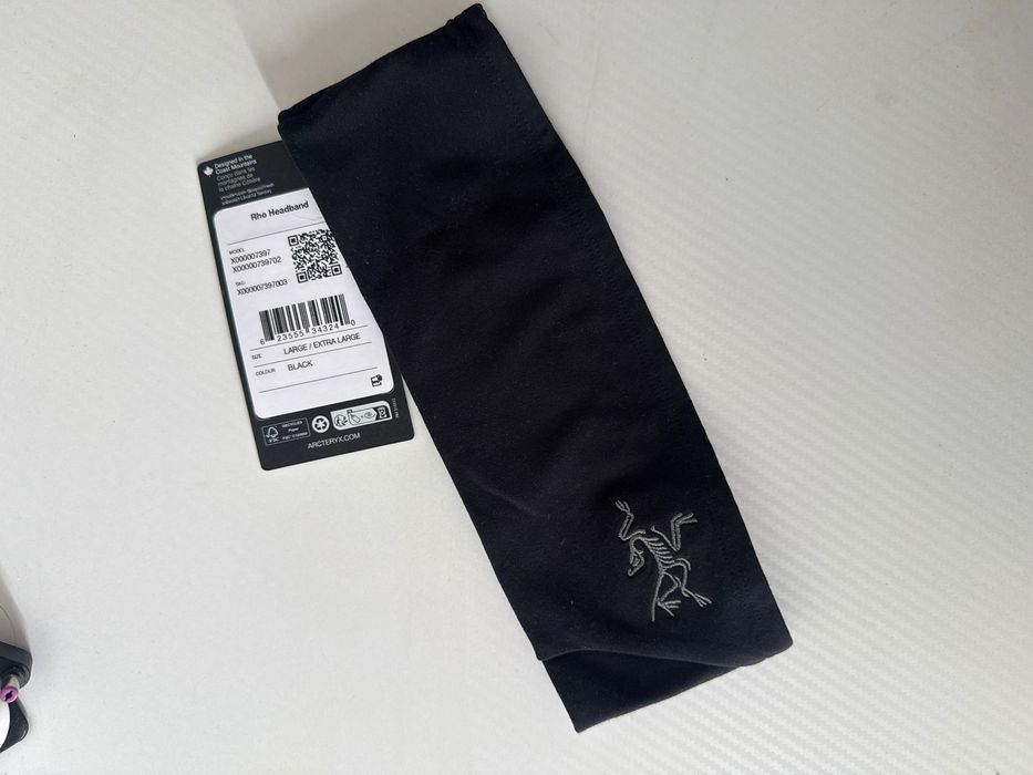 Opaska na głowę Arcteryx Rho Headband - czarna