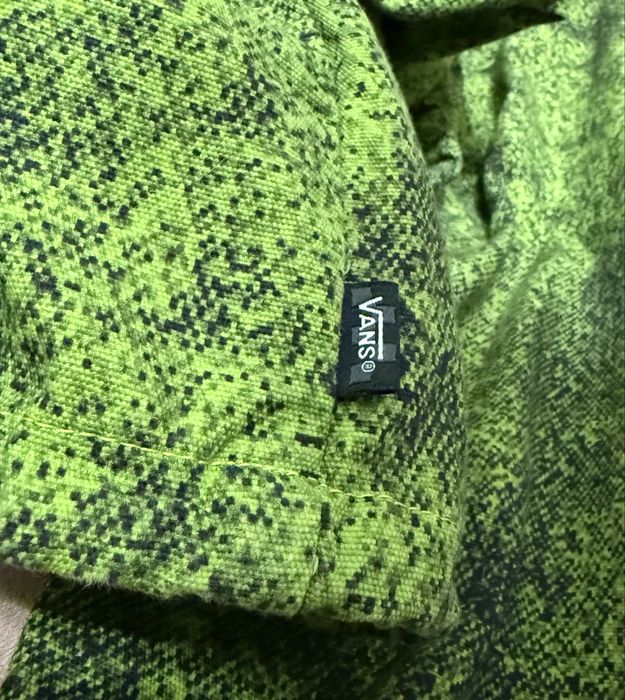 Чоловіча куртка вітровка овершот VANS Torrey Skate Acid Wash Jacket оригінал розмір L новий стан зелений колір