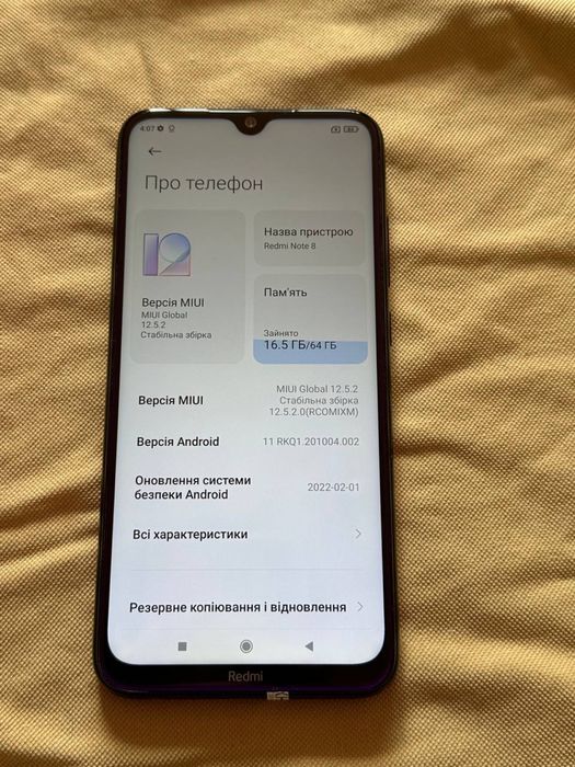 Xiaomi redmi note 8