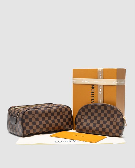 Косметичка Louis Vuitton Damier Ebene Dopp Kit Cosmetic Bag