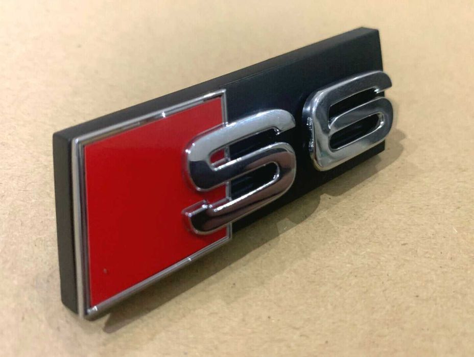 Nowy znaczek S6 emblemat logo na przód do AUDI OOOO S3 S4 S5 S8