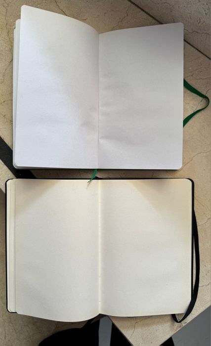 Agendas A5 verde e preta