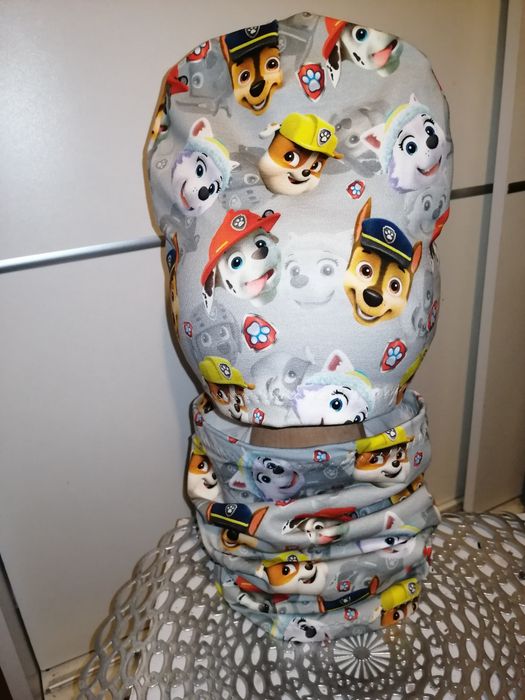 Promocja! Komplet wiosenny czapka i komin paw patrol