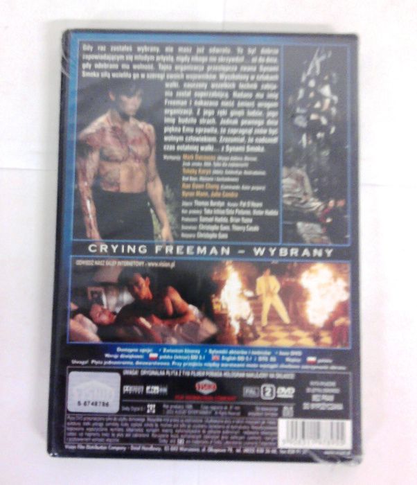 WYBRANY Crying Freeman 1995 DVD Marc Dacascos film nowy folia